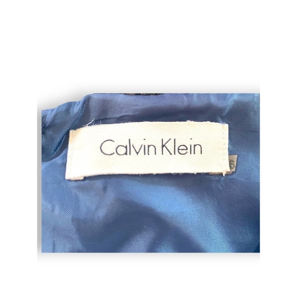 Calvin Klein Fully Lined Sleeveless Sheath Midi Dress with Pockets - Picture 6 of 6